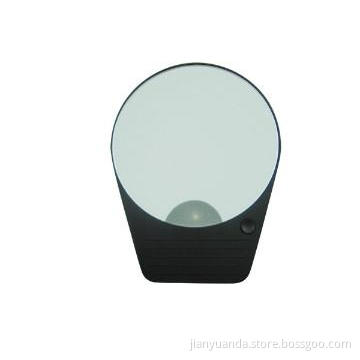 led light up wall makeup mirror with 2 suction cups